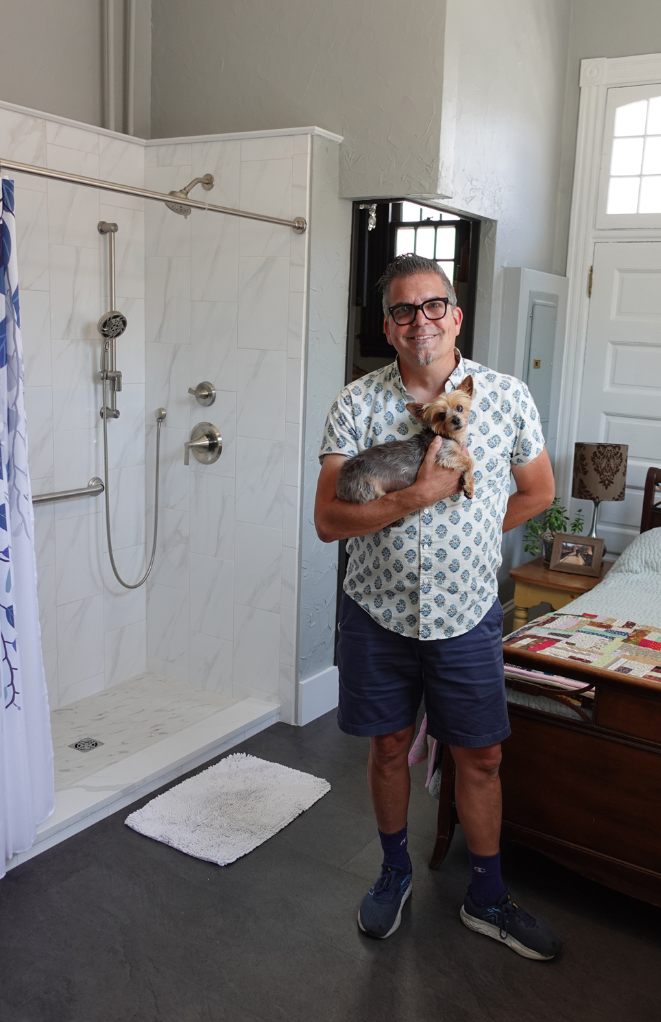 Bathroom and Laundry Room Remodel in Downtown Lancaster, PA by Nauman Kitchen and Bath